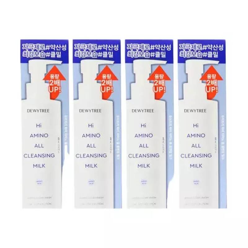 듀이트리 하이 아미노 올 클렌징 대용량 밀크 400ml 이미지 2