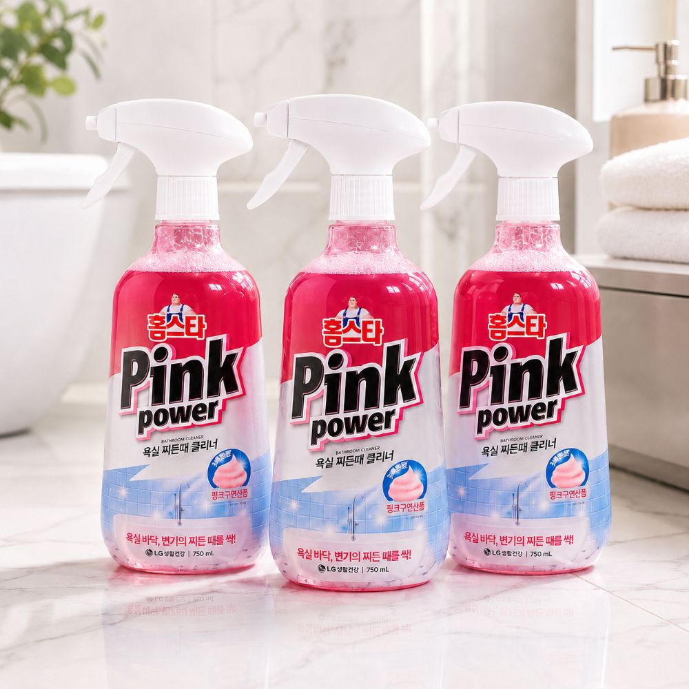 홈스타 핑크파워 욕실 찌든때 클리너, 750ml, 1개 이미지 4